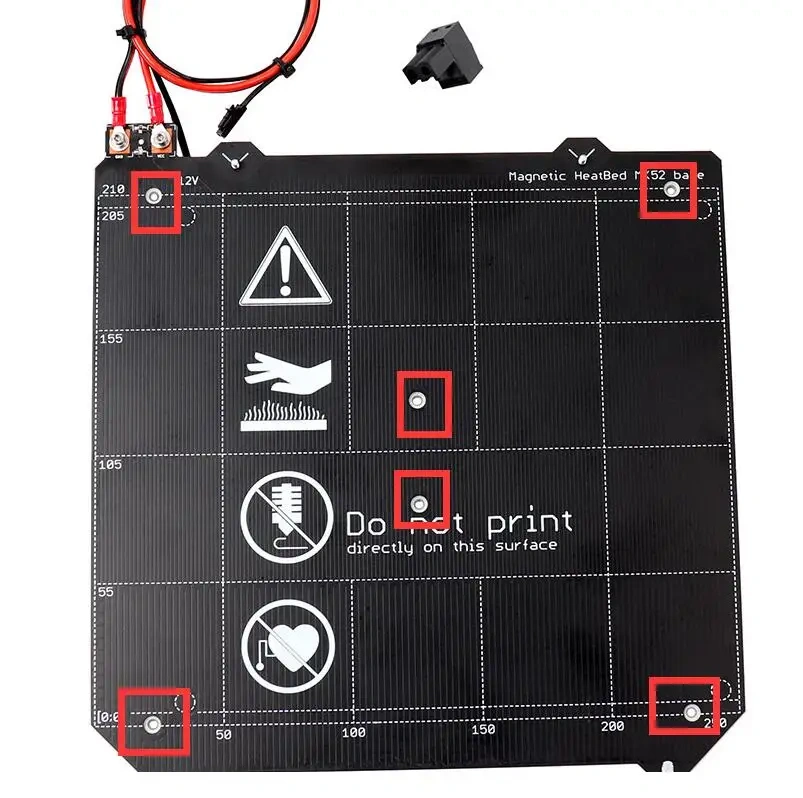 Prusa I3 MK2/MK2S to MK2.5S Upgrade Kit with MK52 12V Heated Bed Noctua Fan Super PINDA Probe Prusa I3 MK2.5 Heatbed Kit