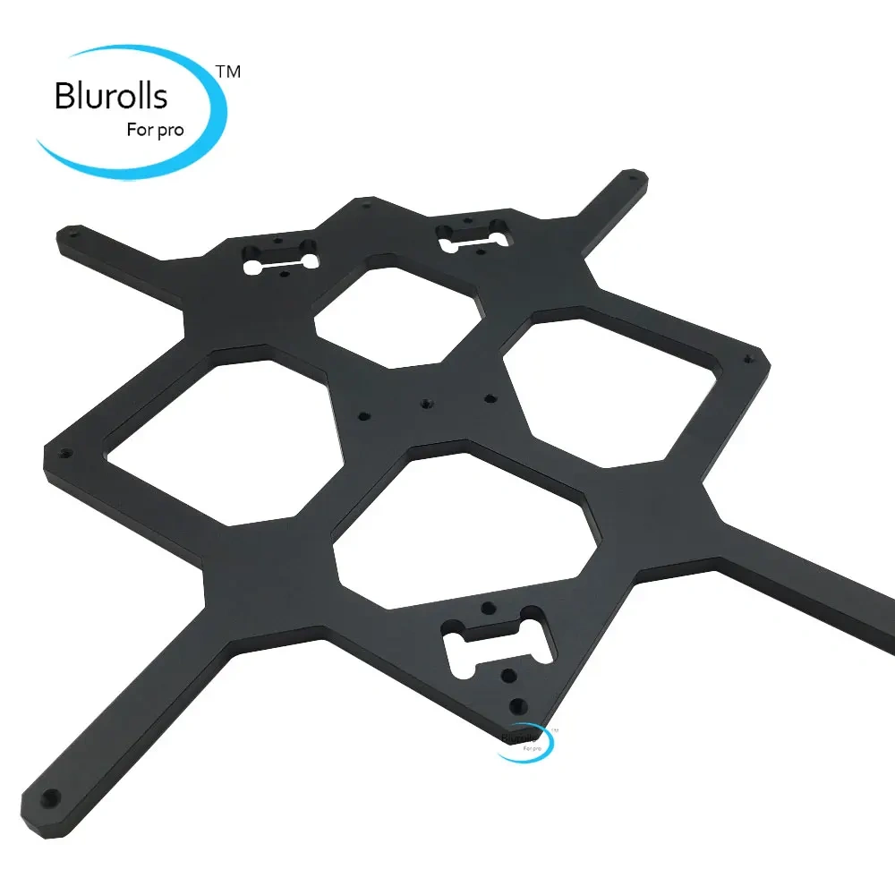 Blurolls Clone Prusa I3 MK3 MK3S MK3S+ 3d Printer CNC Aluminum Y Carriage Heat Bed Bracket For Voron Switchwire 3d Printer