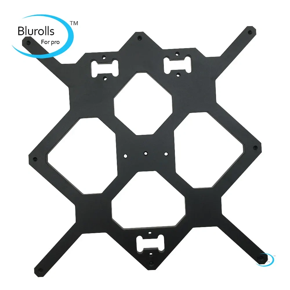 Blurolls Clone Prusa I3 MK3 MK3S MK3S+ 3d Printer CNC Aluminum Y Carriage Heat Bed Bracket For Voron Switchwire 3d Printer