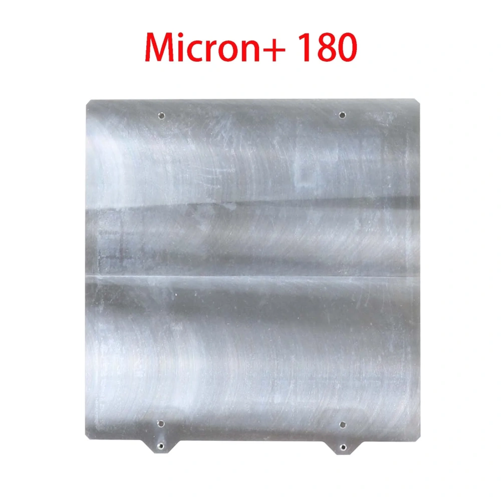 Blurolls 185x185mm Voron Micron+ Bed Plate Aluminum Alloy Build Plate Cast Aluminum for Micron 180 Plus 8mm 3d Printer Parts