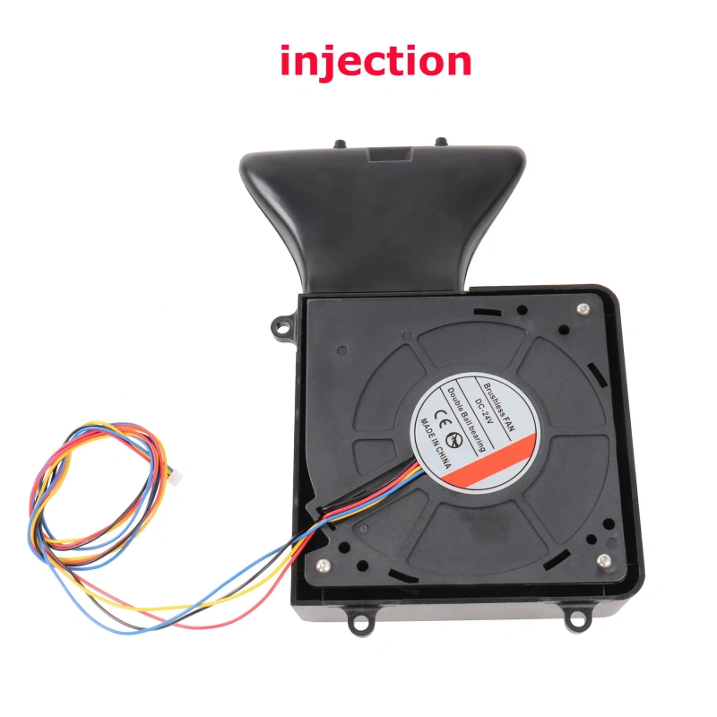 Blurolls Bambu Lab P1P X1C 3D Printer 4 Pins AUX Cooling Fan for Fast Printing and Fan Duct Plastics Nylon Injection Molding