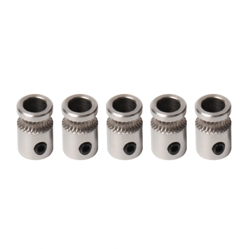 Blurolls 5pcs Filament Gear Motor Gears Pulley For Prusa I3 MK2 MK2.5/MK3 MK3S Multi Materials 3.0 MMU2S MMU3 Printer Extruder