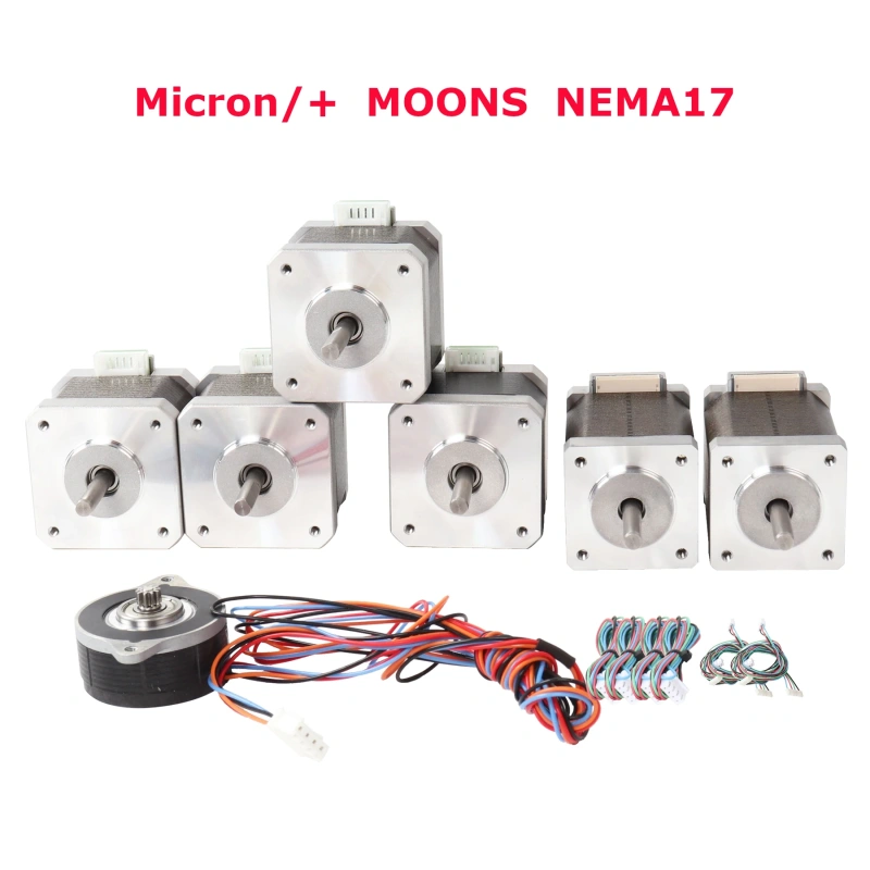 Blurolls LDO MOONS Micron120 Micron180 Micron+ NEMA17 Motors Kit Full Stepper Motor XY for Voron Micron Plus Micron+ 3d Printer