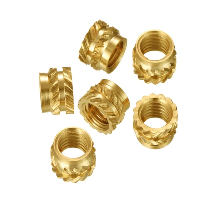 Blurolls 100pcs M3 Threaded Insert M3xD5xL4 Copper Nut Knurled Nut Copper Insert Hot-pressed Nut Voron 2.4 Trident Switchwire