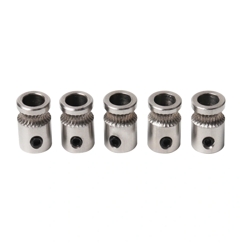 Blurolls 5pcs Filament Gear Motor Gears Pulley For Prusa I3 MK2 MK2.5/MK3 MK3S Multi Materials 3.0 MMU2S MMU3 Printer Extruder