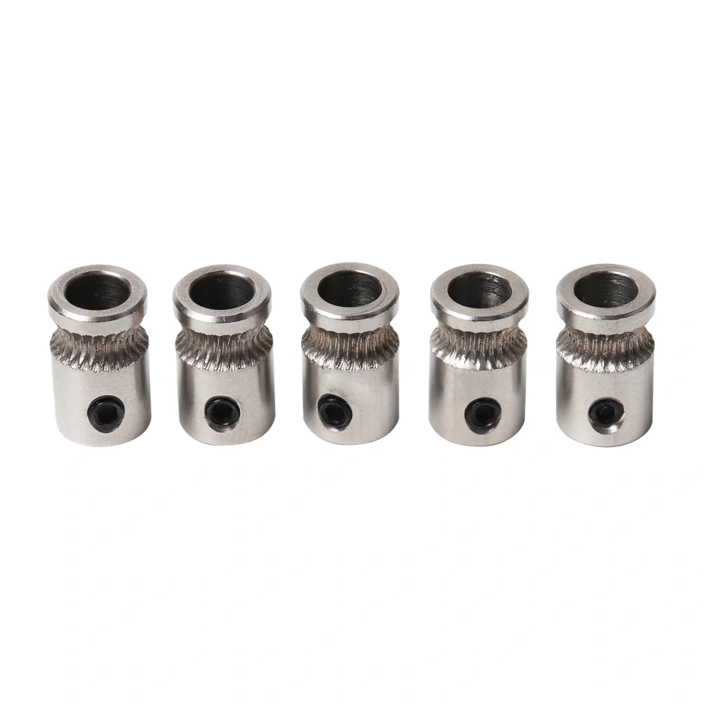 Blurolls 5pcs Filament Gear Motor Gears Pulley For Prusa I3 MK2 MK2.5/MK3 MK3S Multi Materials 3.0 MMU2S MMU3 Printer Extruder