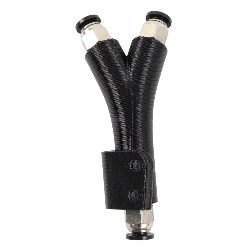 Blurolls Bambu Lab P1P P1S X1C PTFE Bowden Y Connector Bowden Coupler Pneumatic Connector M10 for BambuLab 3d Printer
