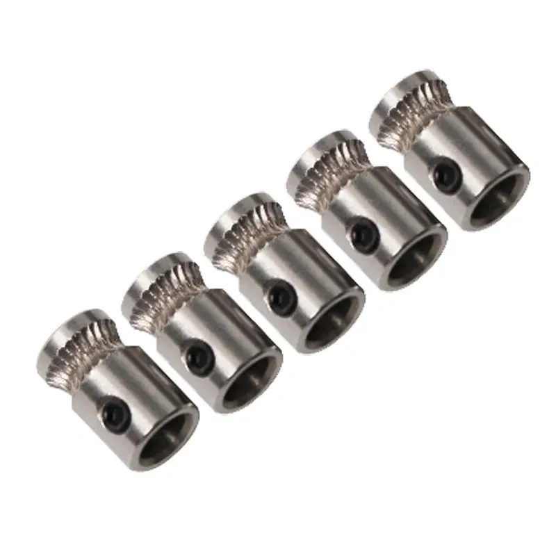 Blurolls 5pcs Filament Gear Motor Gears Pulley For Prusa I3 MK2 MK2.5/MK3 MK3S Multi Materials 3.0 MMU2S MMU3 Printer Extruder