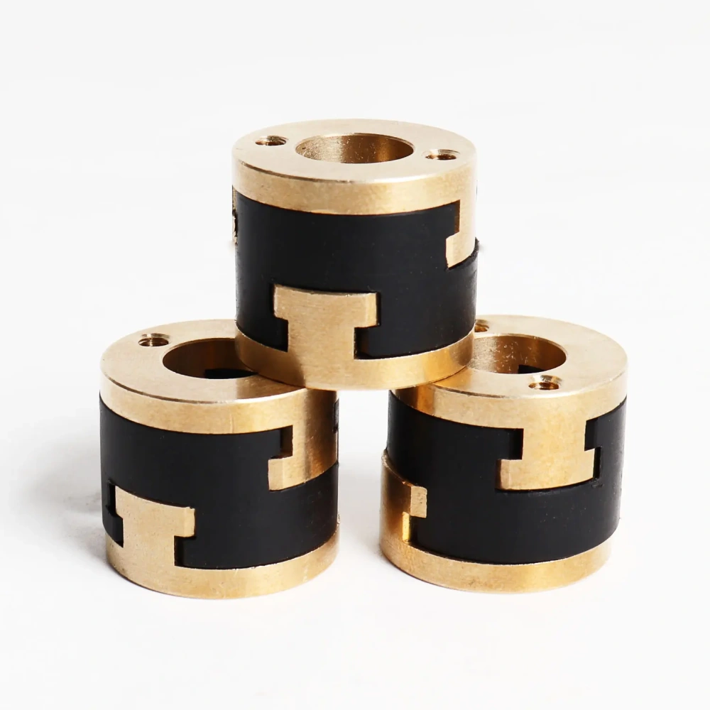 Blurolls 3pcs V-core 3.1 Bi-Material Lead Screw Decoupler 3D Printer Z Axis Lead Screw Decoupler Oldham Coupling Flexible Shaft