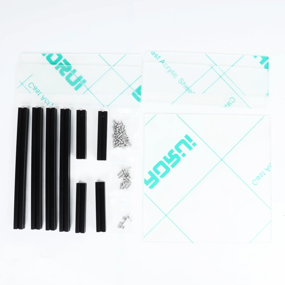 Blurolls Voron0.1 Upgrade 0.2 Panels Kit Extrusion Tophat Panels Profile Frame 1515 for Voron 0.2 V0.2 3d Printer