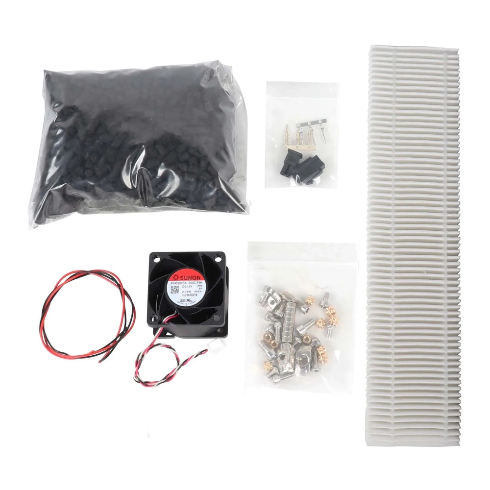 Blurolls Bambu Nevermore Mini 3D Printer HEPA Carbon Air Filtration Scrubber with VOC Sensing for Voron Bambulab BLV Ratrig