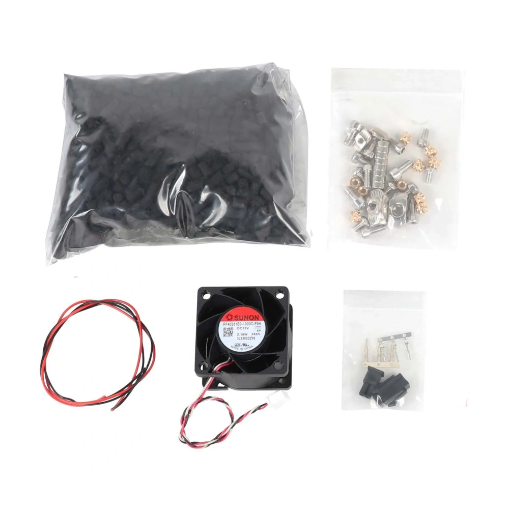 Blurolls Bambu Nevermore Mini 3D Printer HEPA Carbon Air Filtration Scrubber with VOC Sensing for Voron Bambulab BLV Ratrig