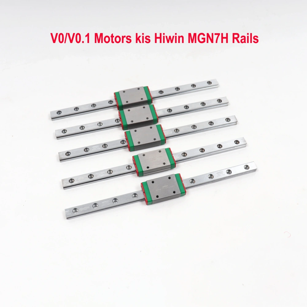 Blurolls Voron 0.2 Voron 0.1 3d Printer Hiwin MGN7H Carriages 150mm Rails 5pcs Voron0.2 Liner Guide Rail