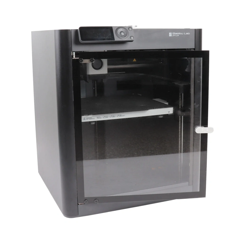 Blurolls Bambu Lab P1P Aluminum Alloy CNC Enclosure Kit Printer Panels Cover Top Door Tempered Glass for BambuLab P1P 3d Printer