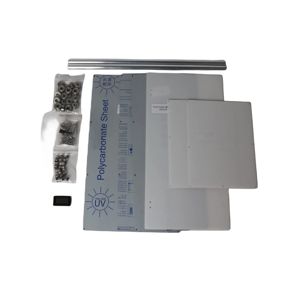 Blurolls Prusa Slim Drybox Enclosure Kit PC Cover Filament Box Panel Aluminum Rod  608zz Bearing for Prusa Voron 3D Printer