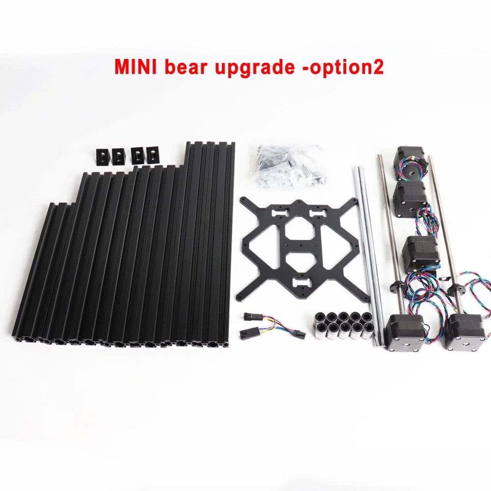 Blurolls Prusa Mini 3d Printer Bear Upgrade Kit with Z Axis Motor LM8UU Bearings Extrusions MINI Bear