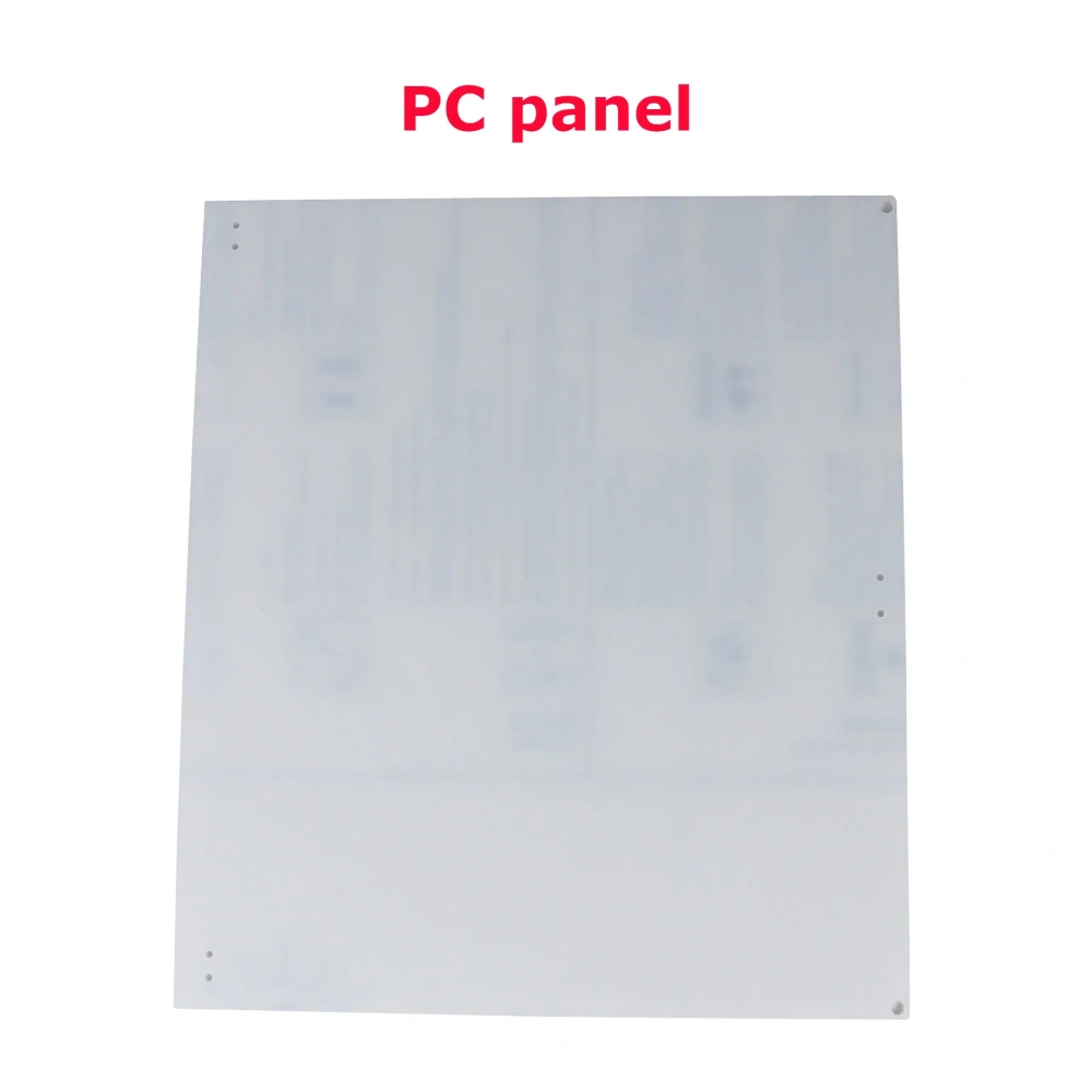 Blurolls Bambu Lab P1P Vision Enclosure High Visibility Kit Front Side PC Panel Top Tempered Glass 3mm Featuring Magnetic Sides