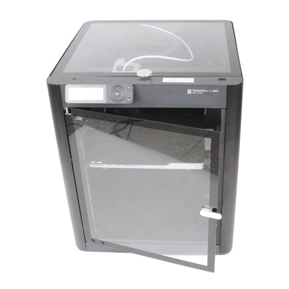 Blurolls Bambu Lab P1P Aluminum Alloy CNC Enclosure Kit Printer Panels Cover Top Door Tempered Glass for BambuLab P1P 3d Printer