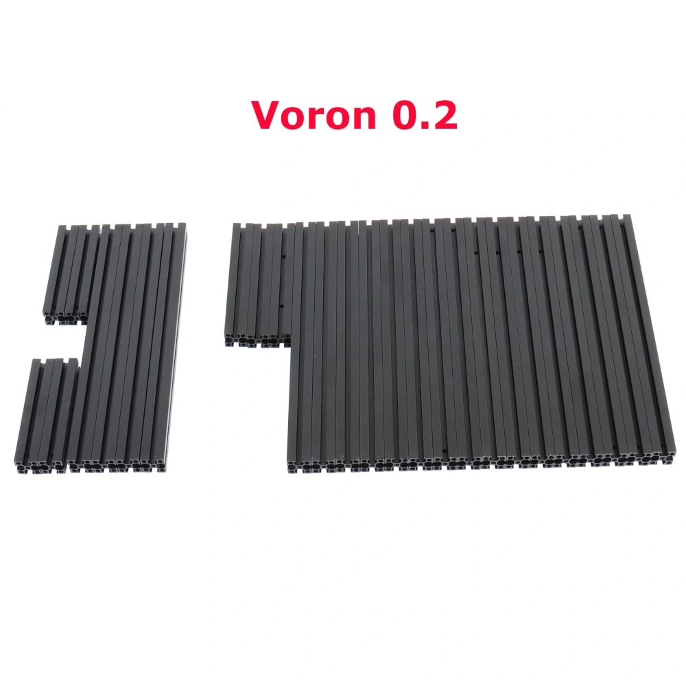 Free Shipping Blurolls Voron 0.2 V0.2 Frame Extrusion Tophat Frame Kit 1515 Aluminum Alloy Profile CNC Anodic Oxidation Voron0.2