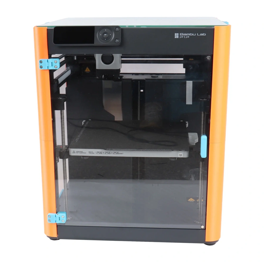 Blurolls Bambu Lab P1P Vision Enclosure High Visibility Kit Front Side PC Panel Top Tempered Glass 3mm Featuring Magnetic Sides