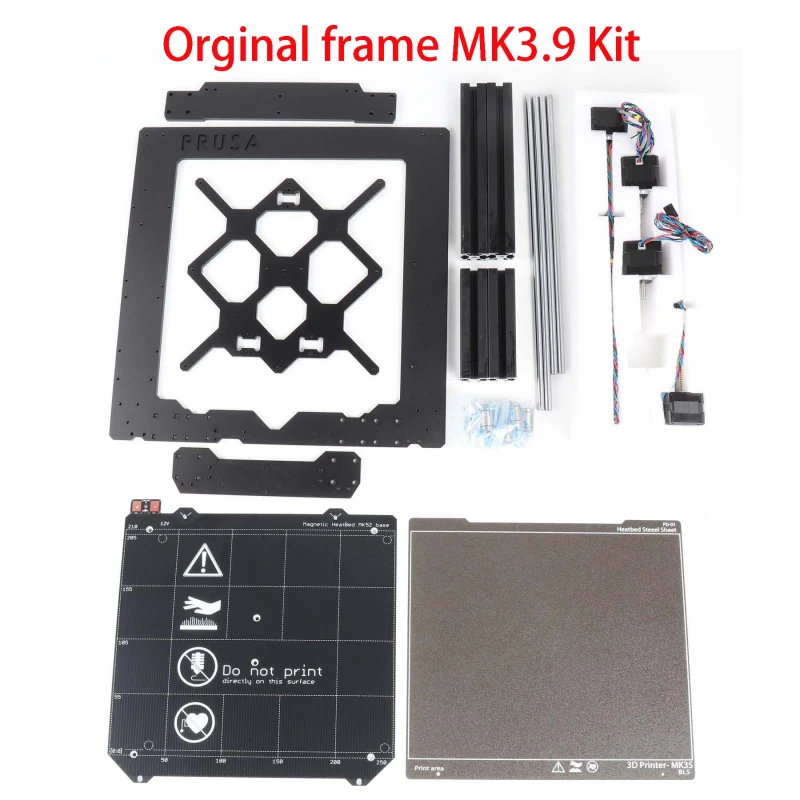 Blurolls Prusa MK3.9 MK4 Original Upgrade Kit Based on MK3S Bear Basic Frame Kit Sliver PSU Smooth Rod X/Y/Z Motors
