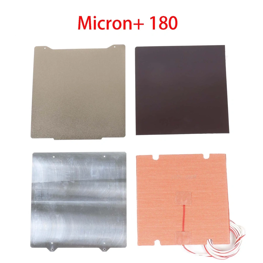 Blurolls Voron Micron+ 180 cast aluminum Bed Plate Spring Steel Flex PEI Buildplate Magnetic  Silicone Heatbed 110/220V 200W