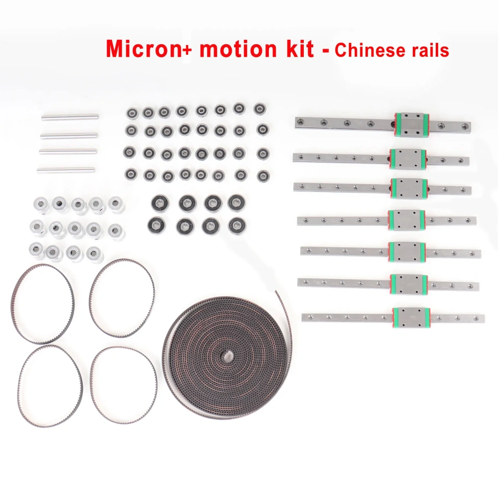 Blurolls Voron Micron 180 Micron Plus Micron+ 3d Printer Parts Full Kit 110/220V Heatbed Without Printed Parts and Raspberry Pi