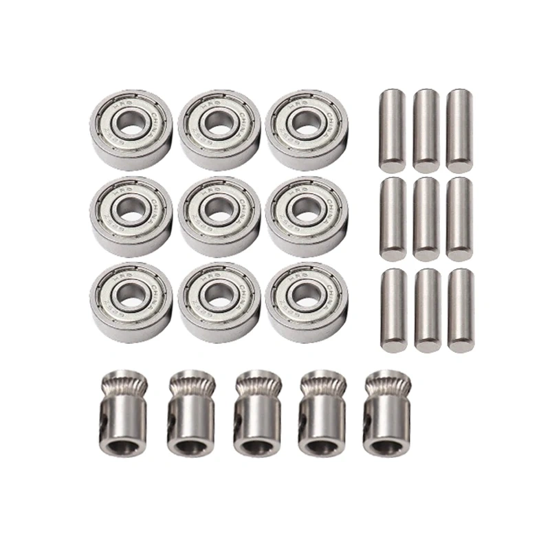 Prusa I3 MK2.5/MK3 MK3S MK3S+ Multi Materials 2.0 3.0 MMU3 3d Printer Extruder Gear 625ZZ Bearing Shaft Kit Gears Ball Bearings