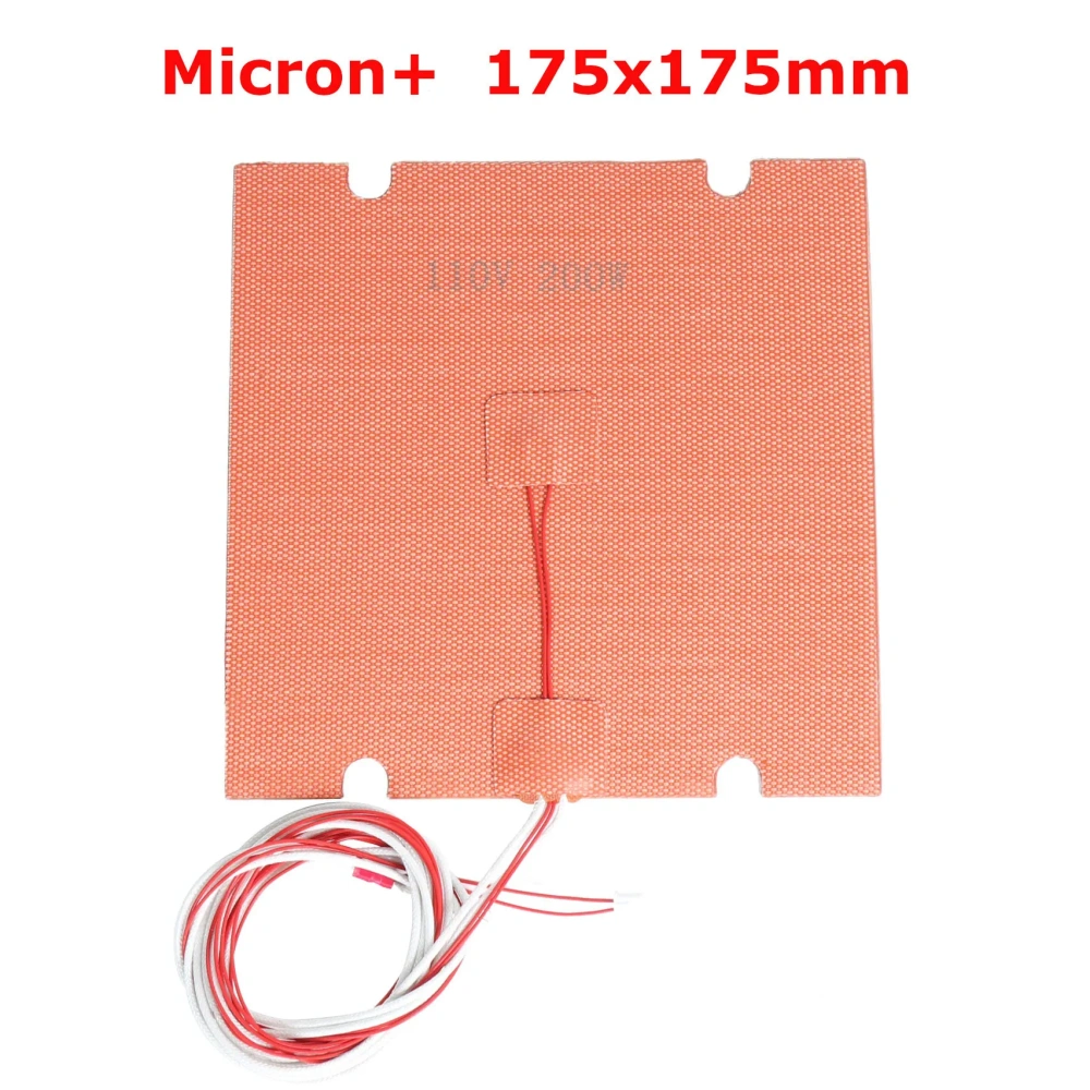Blurolls Voron Micron+ 180 cast aluminum Bed Plate Spring Steel Flex PEI Buildplate Magnetic  Silicone Heatbed 110/220V 200W