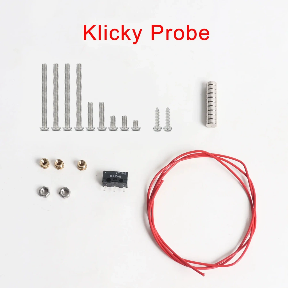 Blurolls Klicky Probe for Voron 2.4 Trident Voron2.4 V2.4 Voron 0.2 V0.2 Voron0.1 3d Printer Probe D2F-5 Endstop