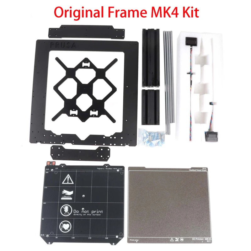 Blurolls Prusa MK3.9 MK4 Original Upgrade Kit Based on MK3S Bear Basic Frame Kit Sliver PSU Smooth Rod X/Y/Z Motors