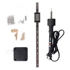 with soldering iron