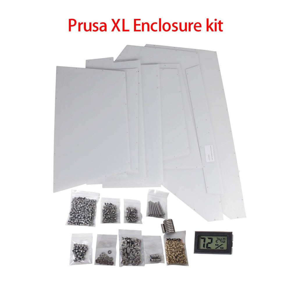 Blurolls Prusa XL Minimalist and Printable Acrylic Enclosure Kit with Fasteners Doors
