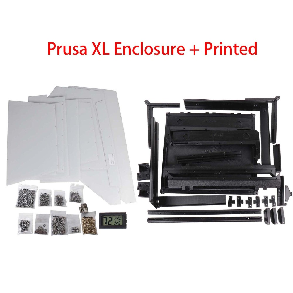 Blurolls Prusa XL Minimalist and Printable Acrylic Enclosure Kit with Fasteners Doors