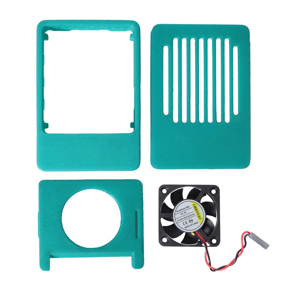 Blurolls PETG 3d printed Raspberry Pi4B Case Box With 4010 Cooling Fan