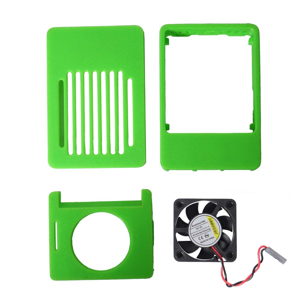 Blurolls PETG 3d printed Raspberry Pi4B Case Box With 4010 Cooling Fan