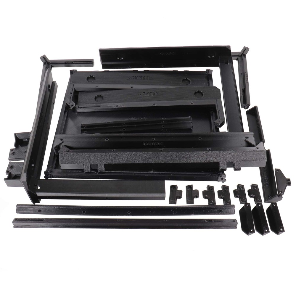 Blurolls Prusa XL Minimalist and Printable Acrylic Enclosure Kit with Fasteners Doors