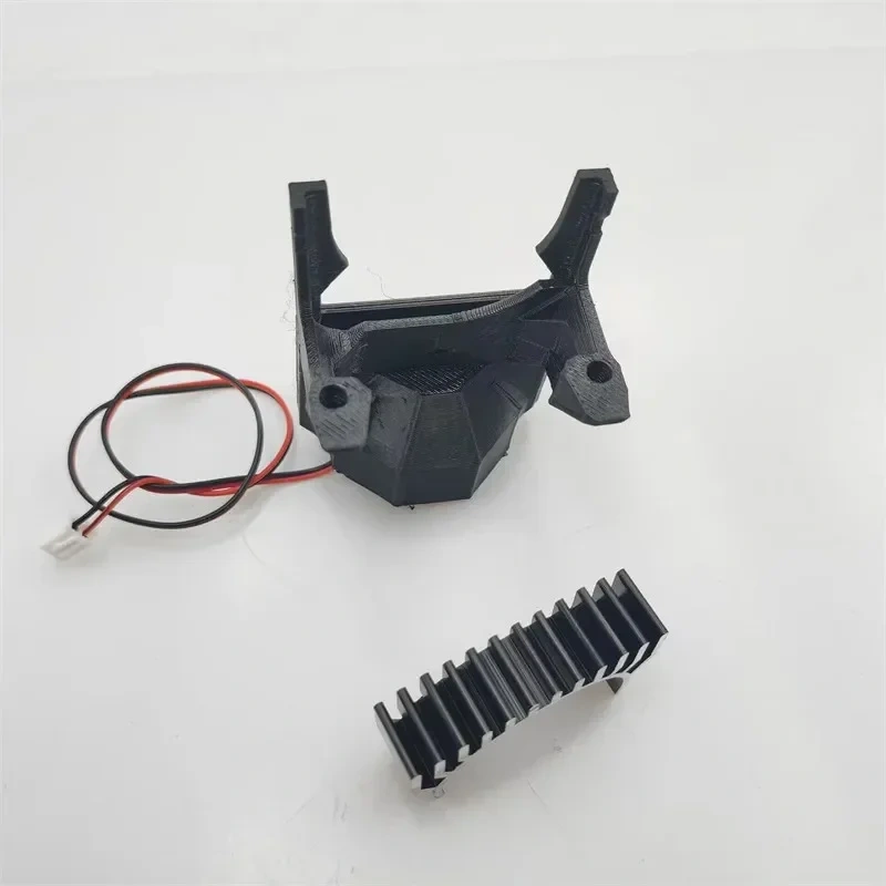 Blurolls Creality K1/K1 MAX 3D Printer Extruder Stepper Motor Temperature Cooling Fan Duct and Fan 24V