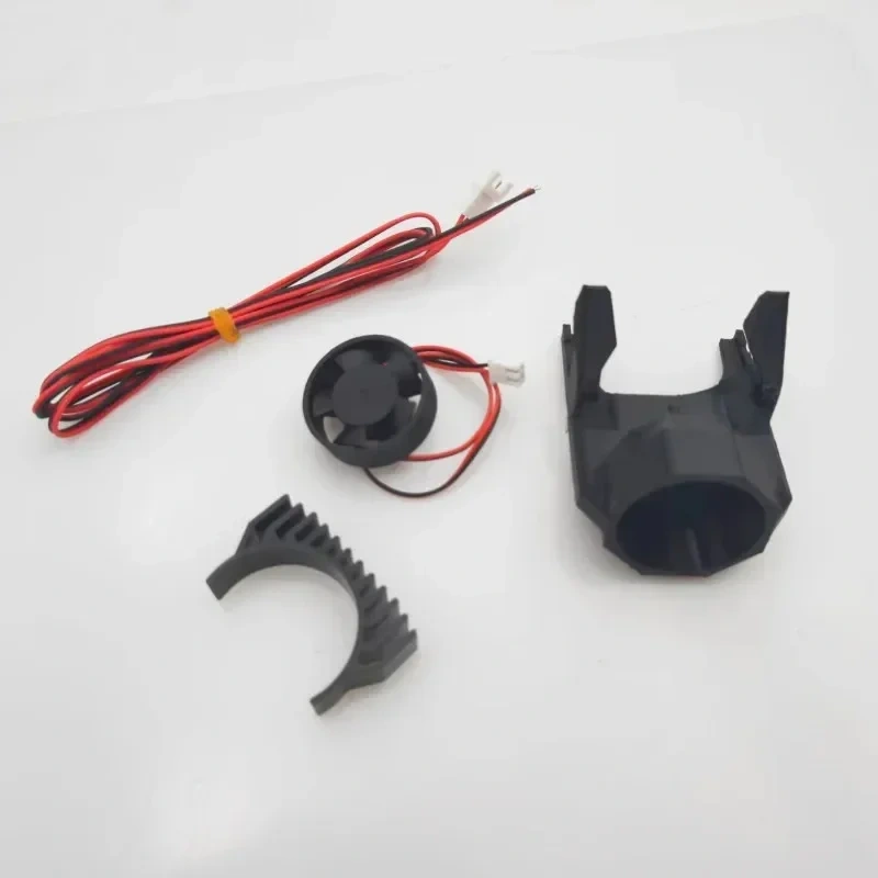 Blurolls Creality K1/K1 MAX 3D Printer Extruder Stepper Motor Temperature Cooling Fan Duct and Fan 24V