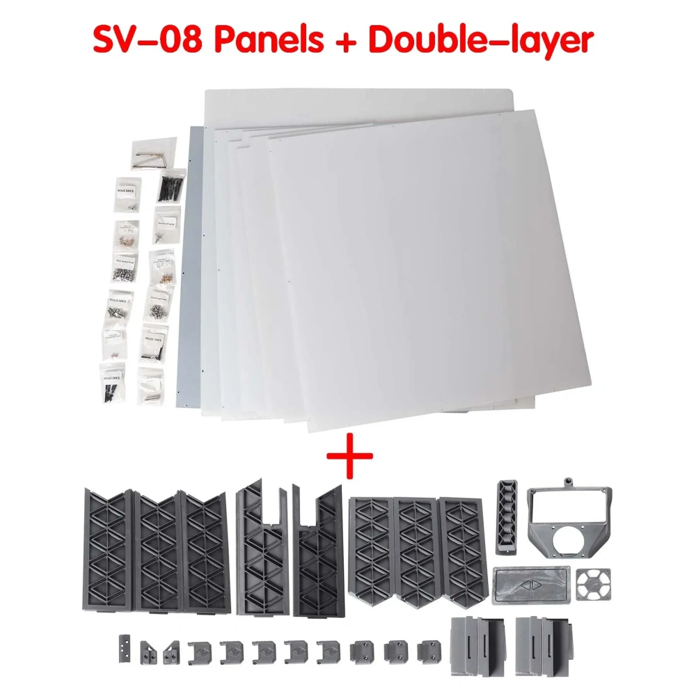 Blurolls Sovol SV08 Full PC Enclosure Kit PETG-CF Printed Parts Optional Design By Nadir