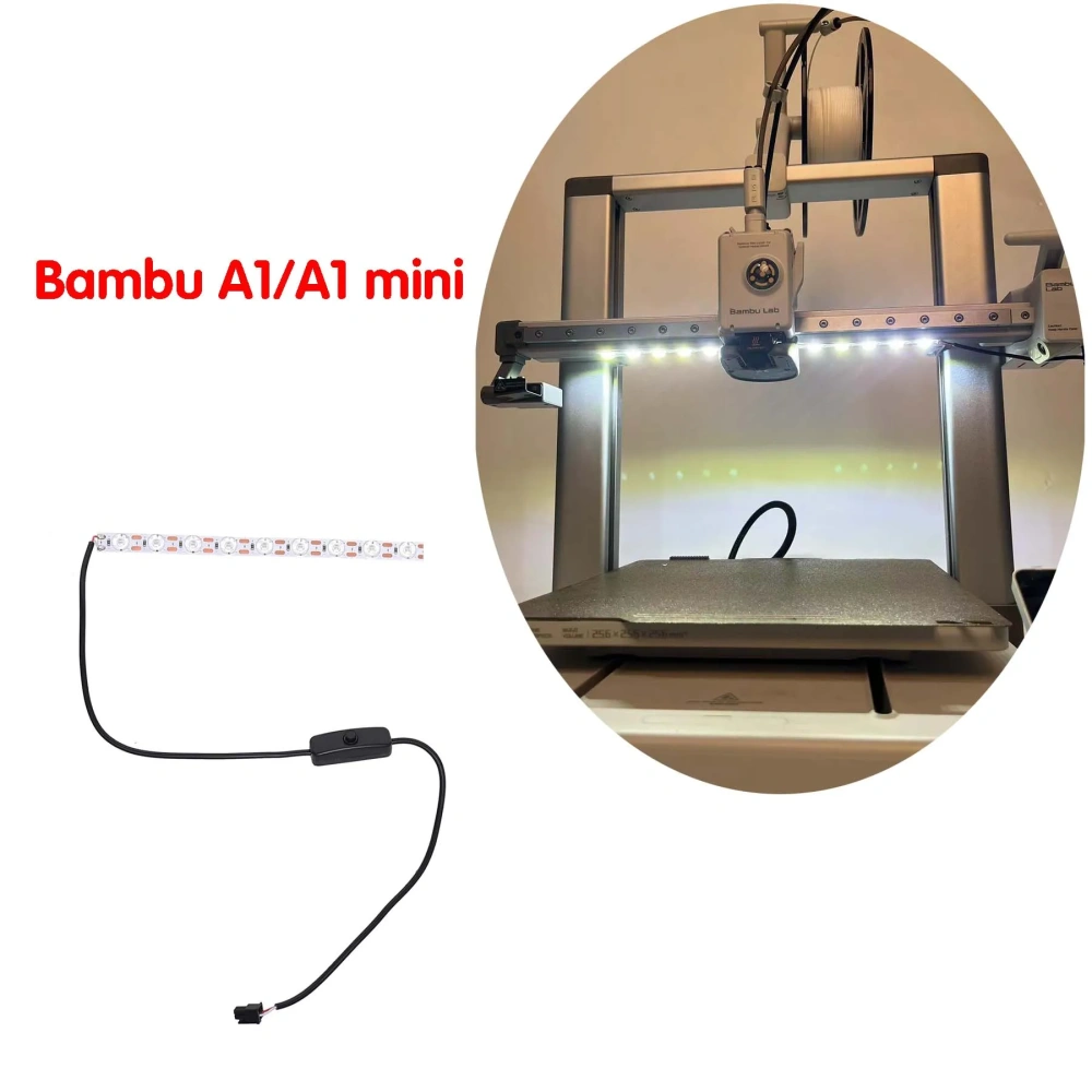 Blurolls Bambu Lab A1 mini Combo LED Strip for Bambu A1/ A1 mini 3d Printer