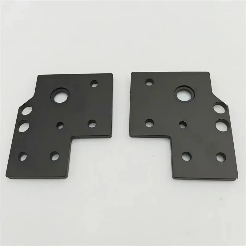 Blurolls 2pcs VC4 V-core4 3D Printer XY Motor Aluminum Alloy CNC Dual Motor Spacer Kit 5mm Thickness for V-core 4 Hybrid