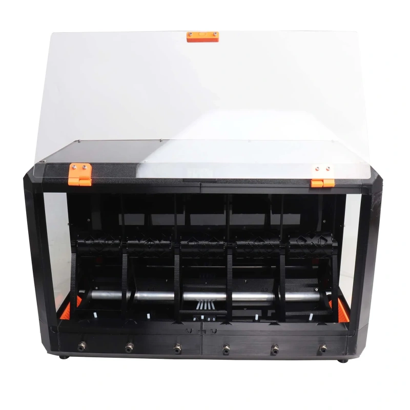 Blurolls Slim Version Prusa Auto Rewinder Drybox Filament Box for MMU2 MMU3 Multi-color 5 Filament