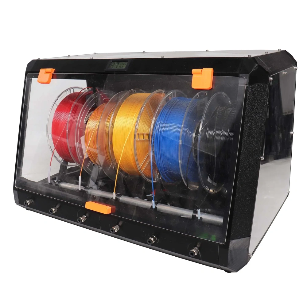 Blurolls Classic Version Prusa Auto Rewinder Drybox Filament Box for MMU2 MMU3 Multi-color 5 Filament