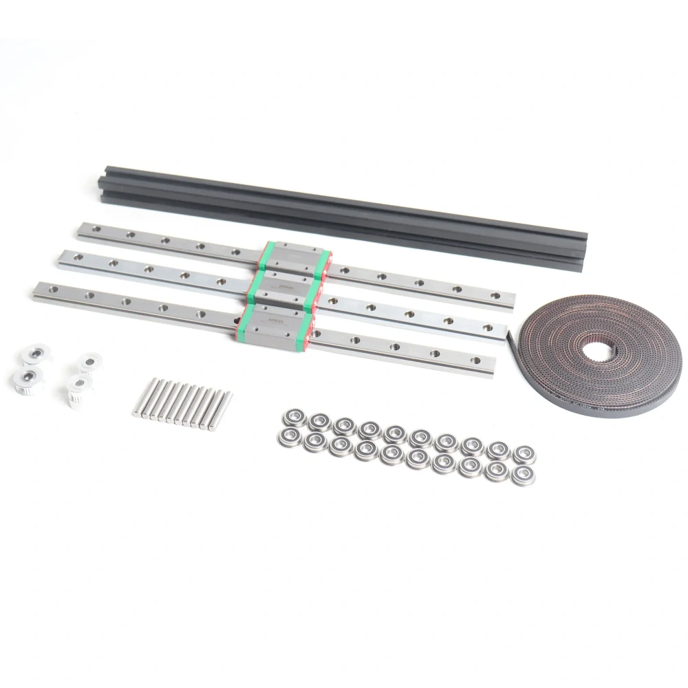 Blurolls ZeroG Mecury One GT2 LL-2GT RF Open Timing Belt Extrusion 2GT 20T Pulley F695-2RS MGN12H Linear Rail Ender 5 Pro Plus