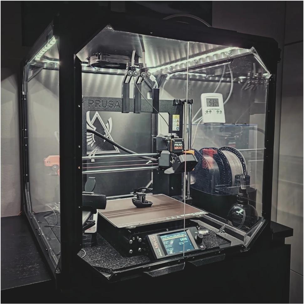 Blurolls Prusa MK3S MK4(S) 3d printer enclosure PrintClosure PC only PC panels Pre-Order