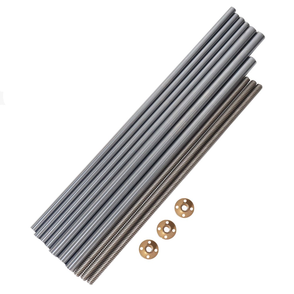 Blurolls Ender 3 NG v1.2 3D Printer Linear Motion Bearings and Shafts Pack for Creality Ender3 NG V1.2