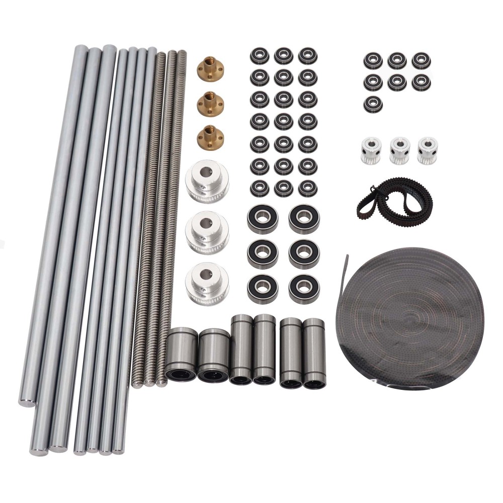 Blurolls Ender 3 NG v1.2 3D Printer Linear Motion Bearings and Shafts Pack for Creality Ender3 NG V1.2