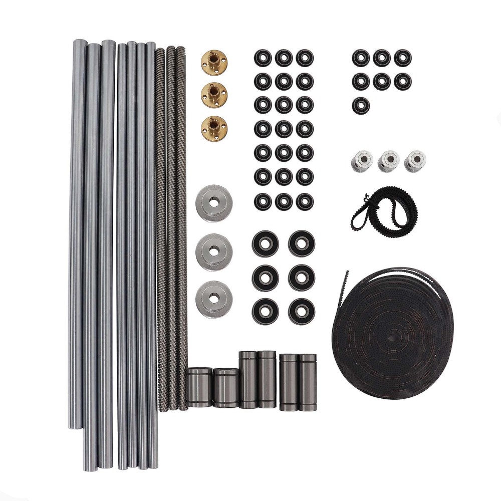 Blurolls Ender 3 NG v1.2 3D Printer Linear Motion Bearings and Shafts Pack for Creality Ender3 NG V1.2