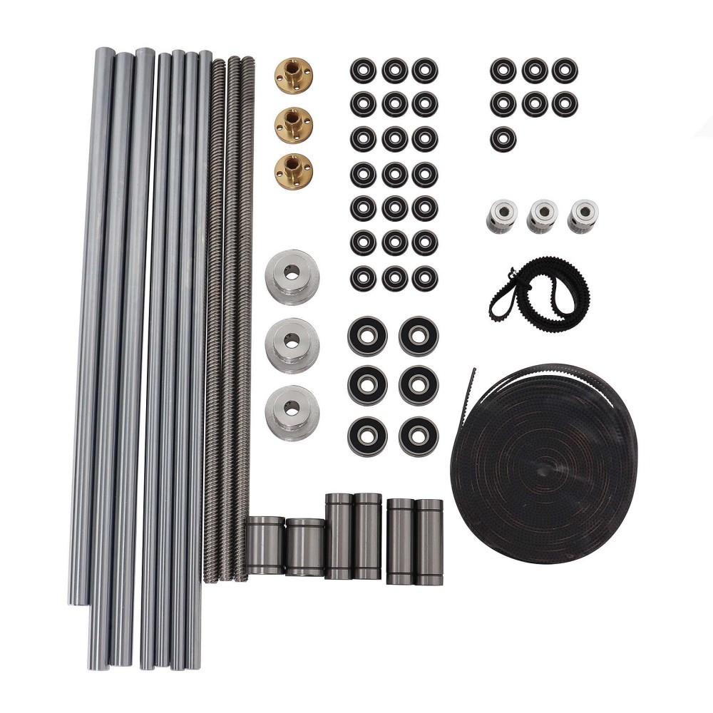 Blurolls Ender 3 NG v1.2 3D Printer Linear Motion Bearings and Shafts Pack for Creality Ender3 NG V1.2